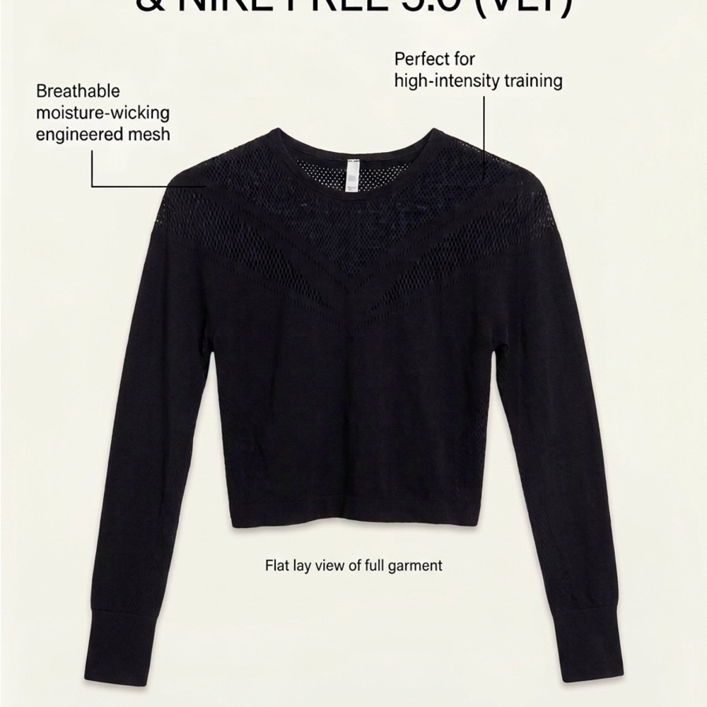 Nike Black Long Sleeve Women's Top